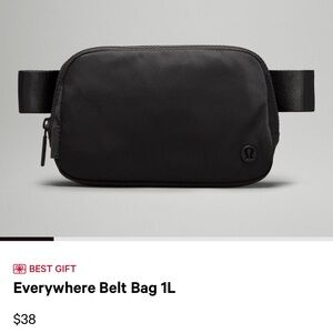 lululemon athletica Black Belt Bag